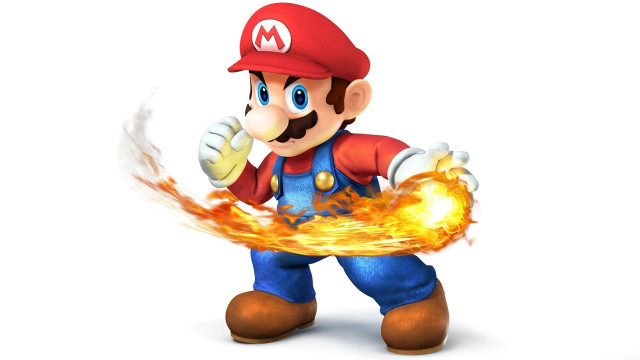 Nintendo character fireball hat holding free wallpaper for desktop - medium preview image