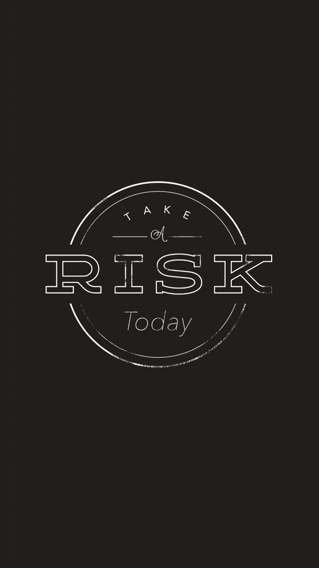Take a risk today logo free wallpaper for mobile - medium preview image