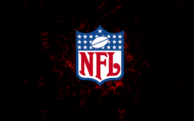 Football logo red blue background free wallpaper for desktop - medium preview image
