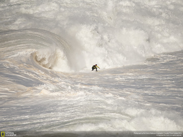 Man riding wave surfboard ocean #20 free wallpaper for desktop - medium preview image