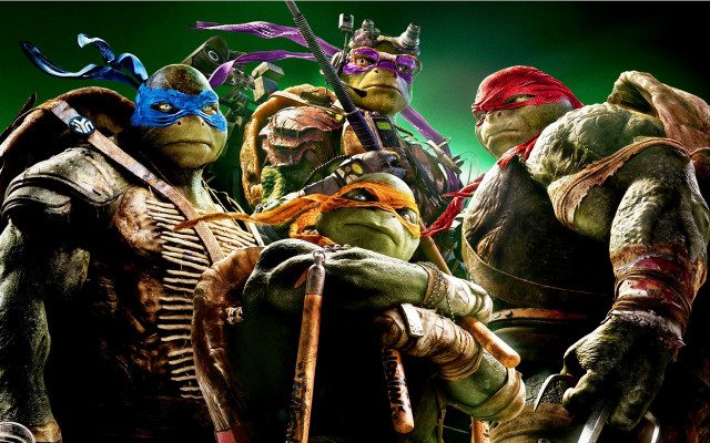Teenage mutant ninja turtles group free wallpaper for desktop - medium preview image
