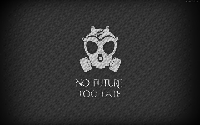 Skull gas mask no future free wallpaper for desktop - medium preview image