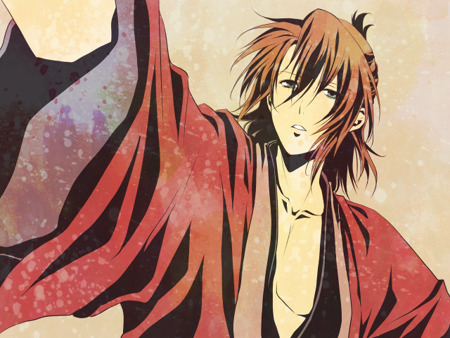 Woman red cape black shirt free wallpaper for desktop - medium preview image