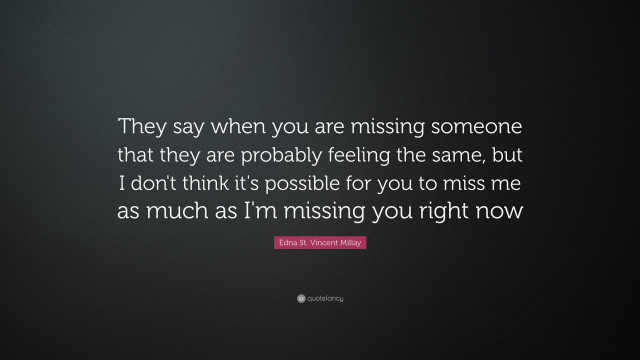 Missing someone feeling same quote free wallpaper for desktop - medium preview image