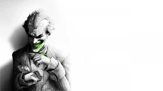 Man green face suit cell free wallpaper for desktop - medium preview image
