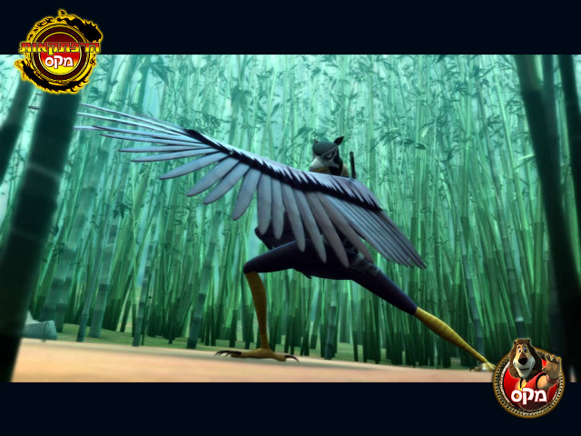 Bird long beak bamboo forest free wallpaper for desktop - medium preview image