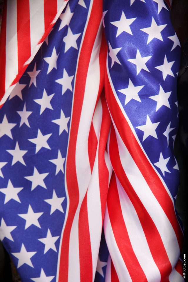 Tie stars flag closeup image free wallpaper for mobile - medium preview image