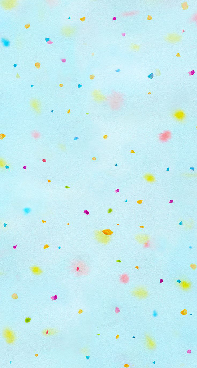 Blue background multicolored confetti white free wallpaper for mobile - medium preview image
