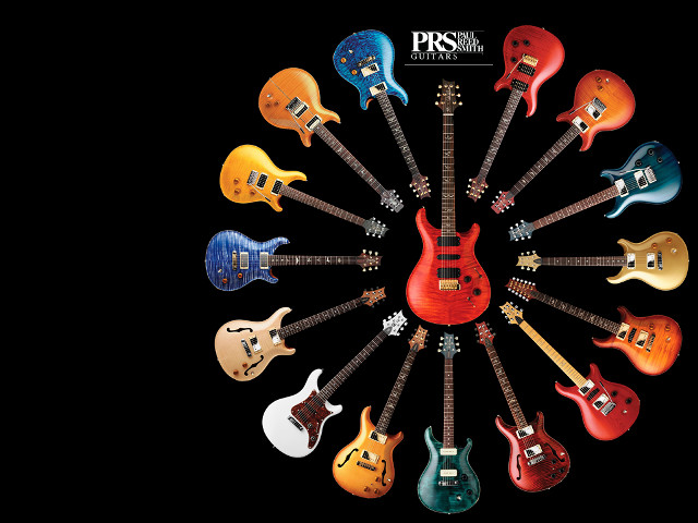 Guitars circle black background prosho free wallpaper for desktop - medium preview image