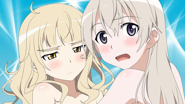 Anime girls blonde hair blue #10 free wallpaper for desktop - medium preview image