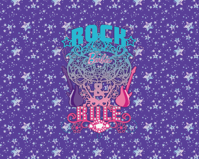 Purple background stars pink spoon free wallpaper for desktop - medium preview image