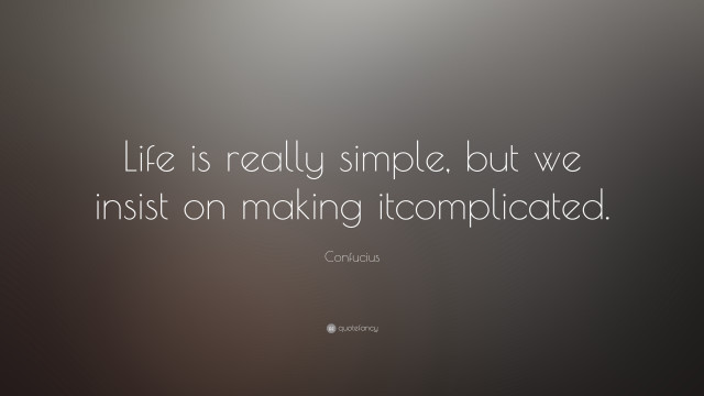 Life simple complicated minimalism wireframe free wallpaper for desktop - medium preview image