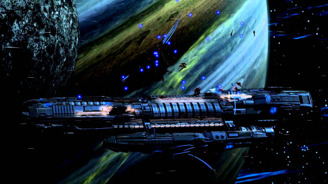 Space station shuttle planet star #3 free wallpaper for desktop - medium preview image