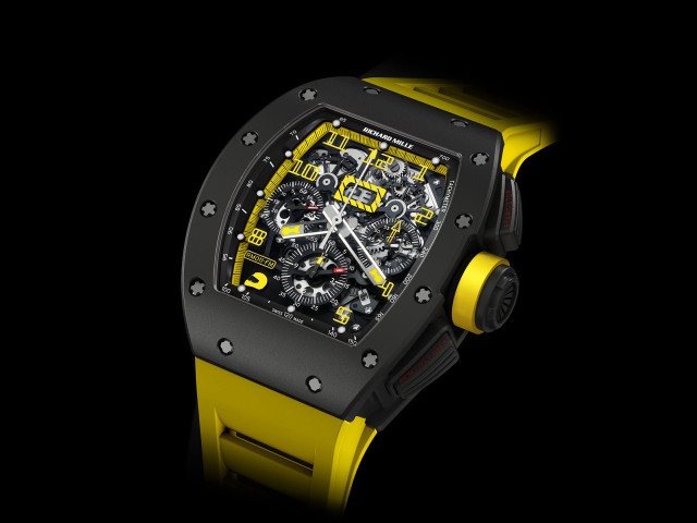 Yellow black watch suprematism computer free wallpaper for desktop - medium preview image