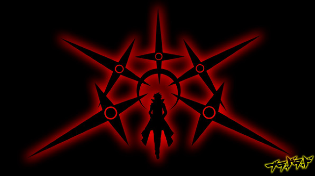 Red star black background red free wallpaper for desktop - medium preview image