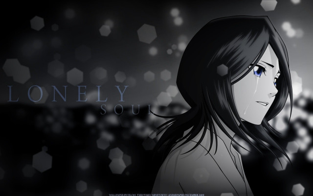 Lonely soul gothic manga crying free wallpaper for desktop - medium preview image