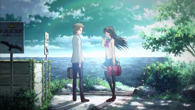 Couple people ocean bird shoulder free wallpaper for desktop - medium preview image