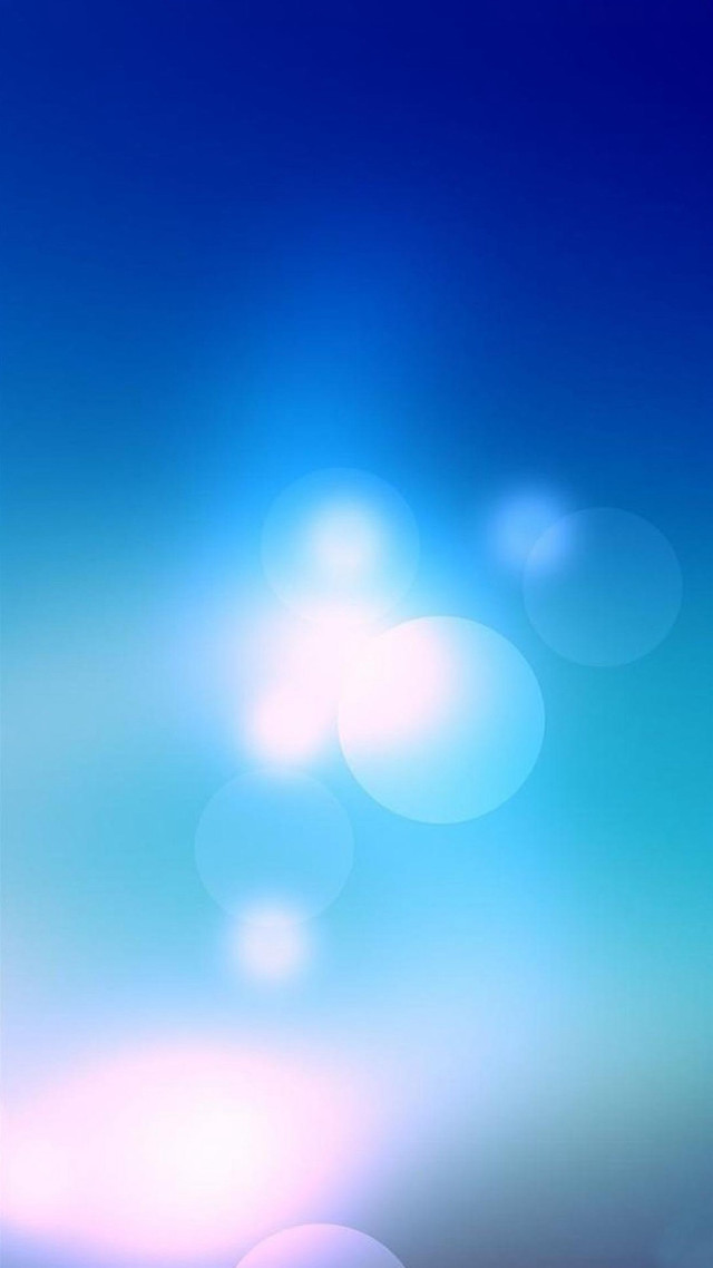 Blurry blue sky clouds white free wallpaper for mobile - medium preview image
