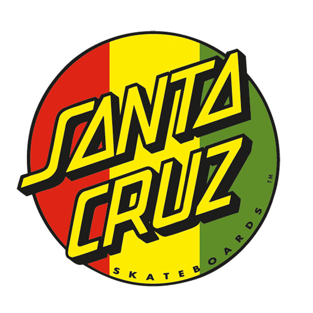 Santa cruz skateboard logo red free wallpaper for tablet - medium preview image