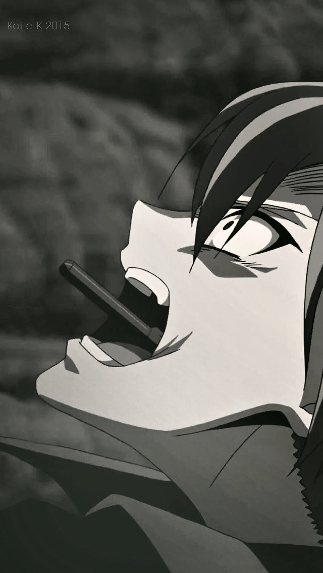 Cartoon character gun mouth mountain free wallpaper for mobile - medium preview image