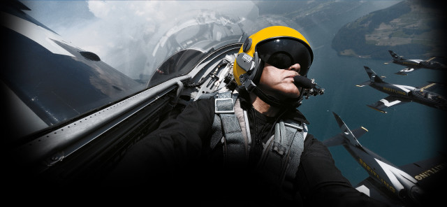 Helmet fighterjets military scifi aircraft free wallpaper for desktop - medium preview image