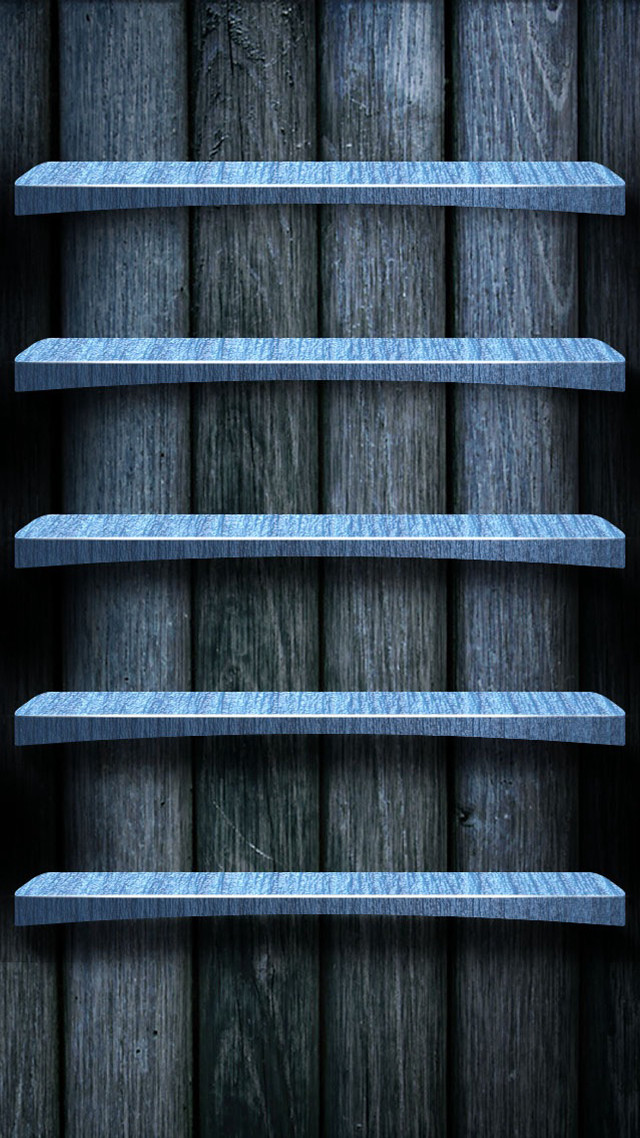Shelf three shelves wood paneling free wallpaper for mobile - medium preview image
