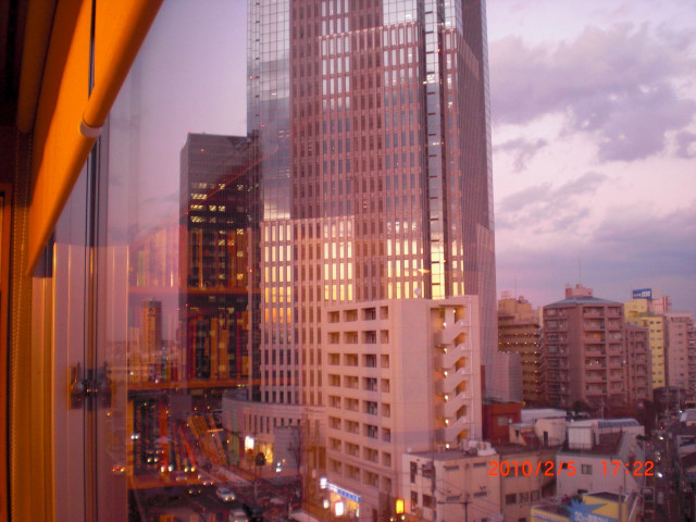 City view window dusk building free wallpaper for desktop - medium preview image