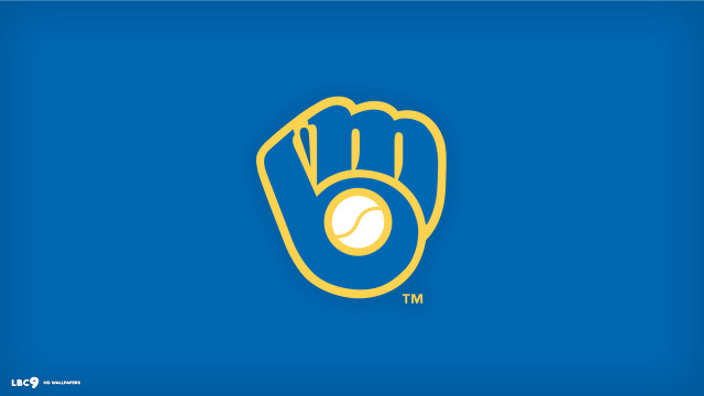 Baseball glove ball blue background free wallpaper for desktop - medium preview image