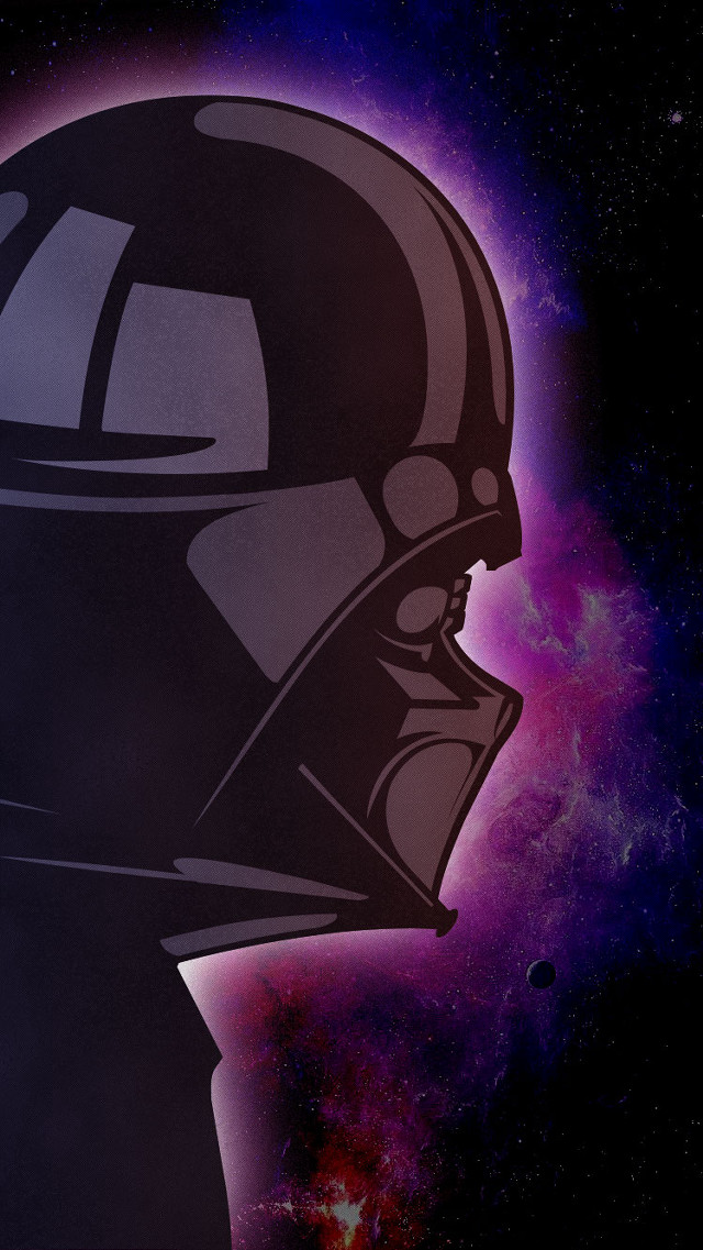 Helmeted man in space purple free wallpaper for mobile - medium preview image