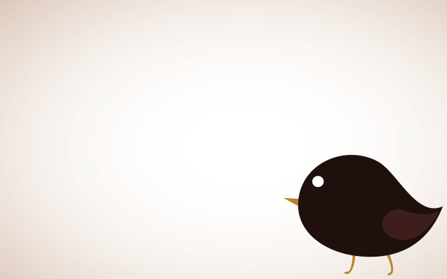 Black bird gradient background postminimalism free wallpaper for desktop - medium preview image