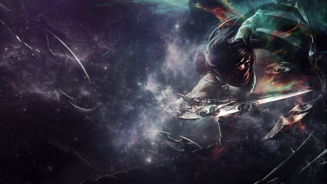 Man space suit sword colorful free wallpaper for desktop - medium preview image
