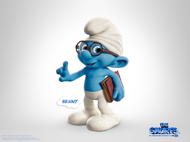 Cartoon character glasses hat book free wallpaper for desktop - medium preview image