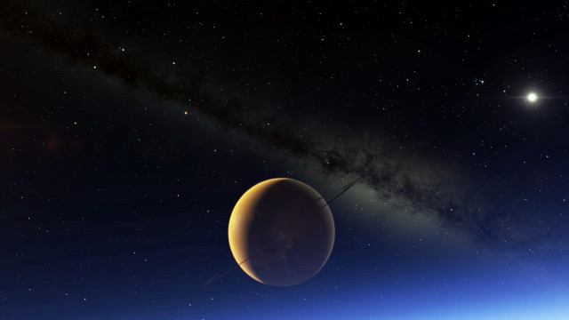 Distant object sky star background free wallpaper for desktop - medium preview image