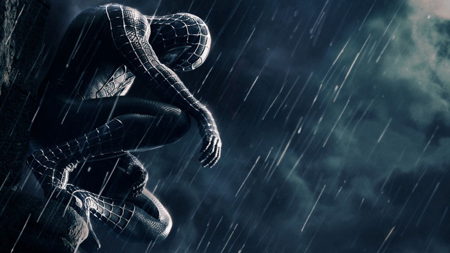 Spider man rain hands hips free wallpaper for desktop - medium preview image