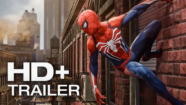 Spider man jumping brick wall free wallpaper for desktop - medium preview image