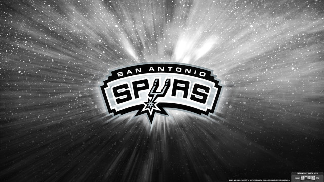 San antonio spurs logo black #6 free wallpaper for desktop - medium preview image