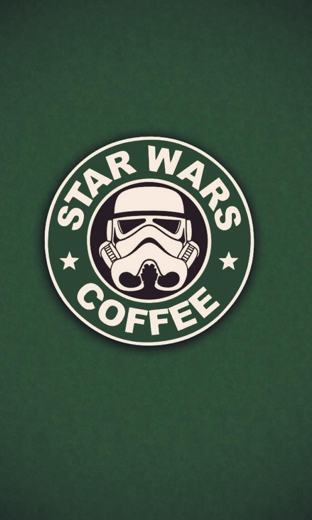 Star wars stormtrooper coffee sticker free wallpaper for mobile - medium preview image