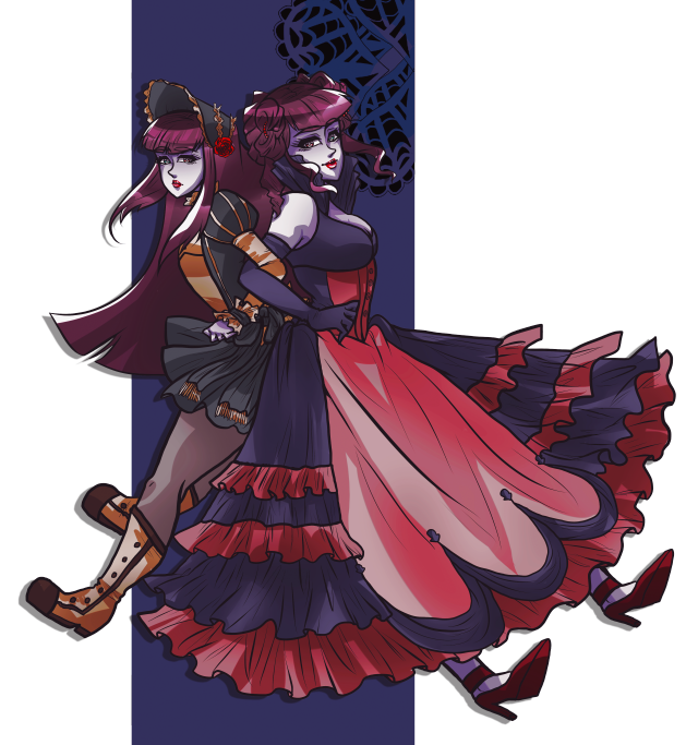 Women dresses shoes walking together free wallpaper for tablet - medium preview image