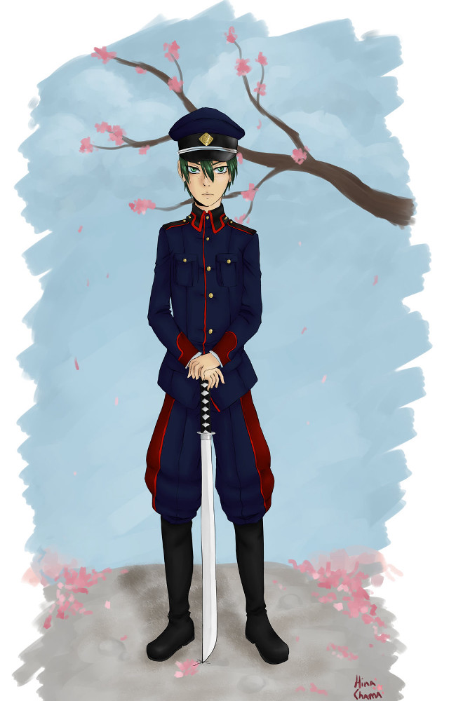 Man uniform sword tree pink free wallpaper for mobile - medium preview image