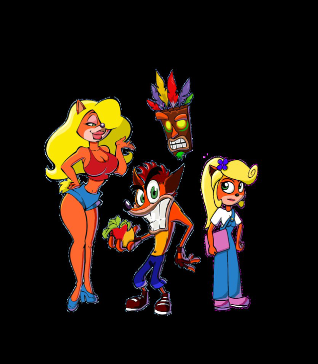 Cartoon characters group black background #5 free wallpaper for tablet - medium preview image