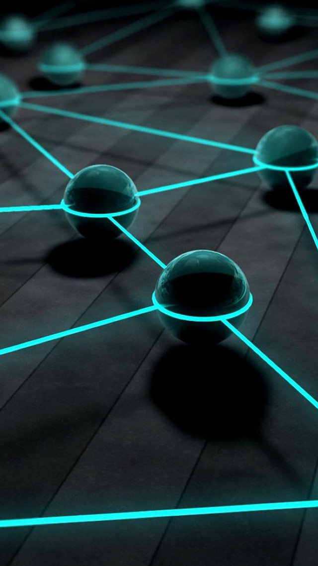 Black blue wireframe girl sword free wallpaper for mobile - medium preview image