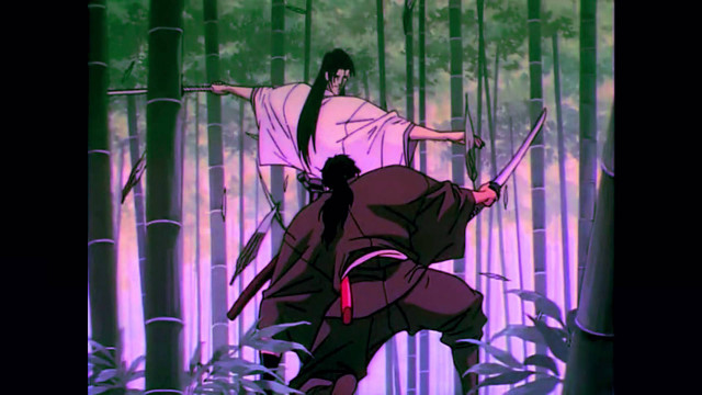 Man sword bamboo forest man free wallpaper for desktop - medium preview image