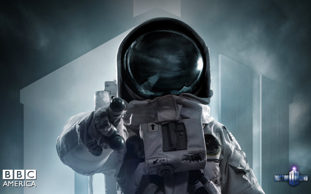 Man space suit gun pointing free wallpaper for desktop - medium preview image