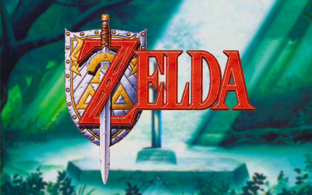 Zelda title screen sword shield free wallpaper for desktop - medium preview image