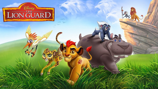 Lion guard cartoon scene animals free wallpaper for desktop - medium preview image