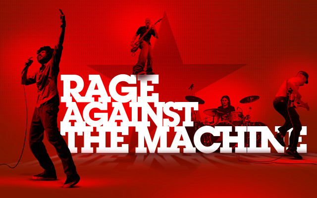Group people red star rage free wallpaper for desktop - medium preview image