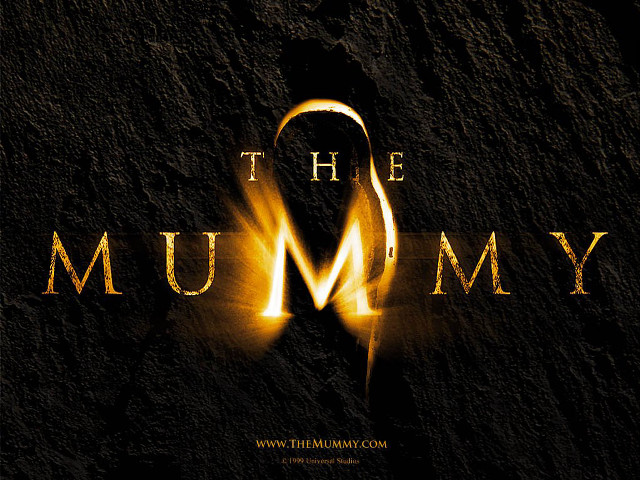 Mummy logo dark background light free wallpaper for desktop - medium preview image