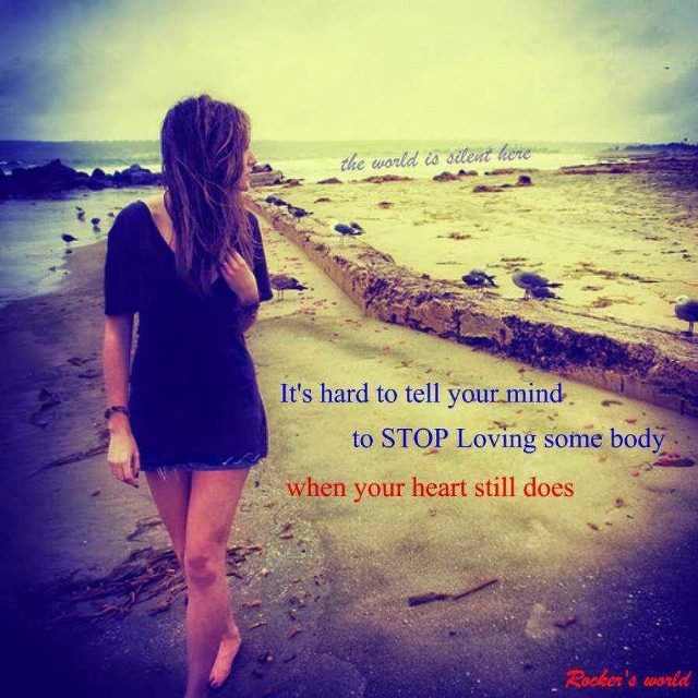 Woman beach quote love mind free wallpaper for tablet - medium preview image