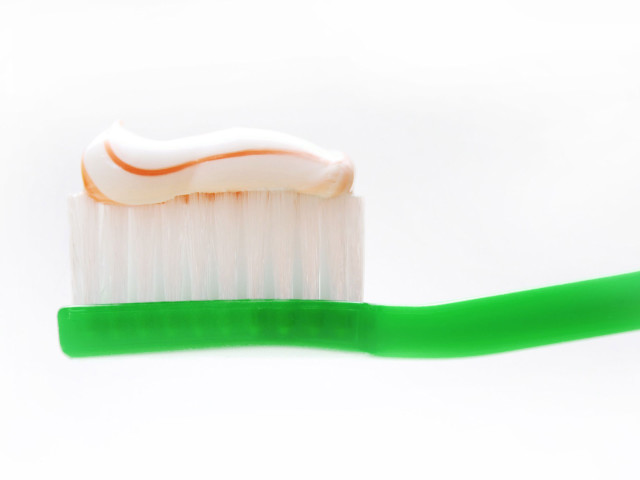 Toothbrush green toothpaste white toothbrush free wallpaper for desktop - medium preview image
