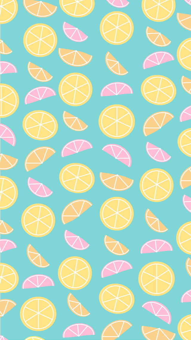 Oranges blue background pink yellow free wallpaper for mobile - medium preview image